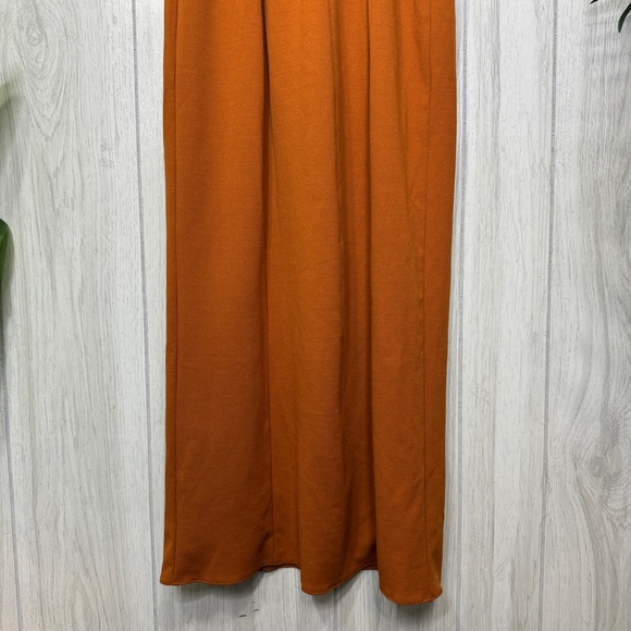 Show Me Your Mimi Eden Slit Midi Dress Copper size S Small - Picture 7 of 12